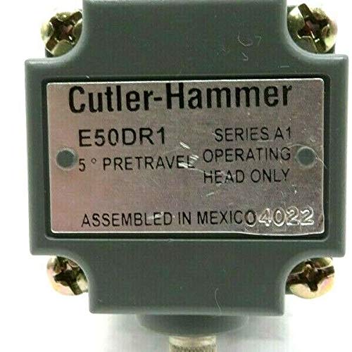 Cutler Hammer E50SB E50DR1 Limit Switch Body and Head - Heavy Duty Industrial Limit Switch for Automation & Machinery Control