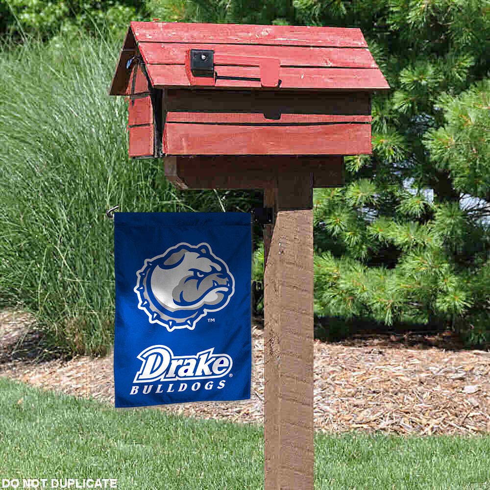 Drake Bulldogs Garden Flag & Yard Banner - Double-Sided College Team Spirit Decor for Outdoor Lawn, Porch, and Tailgating