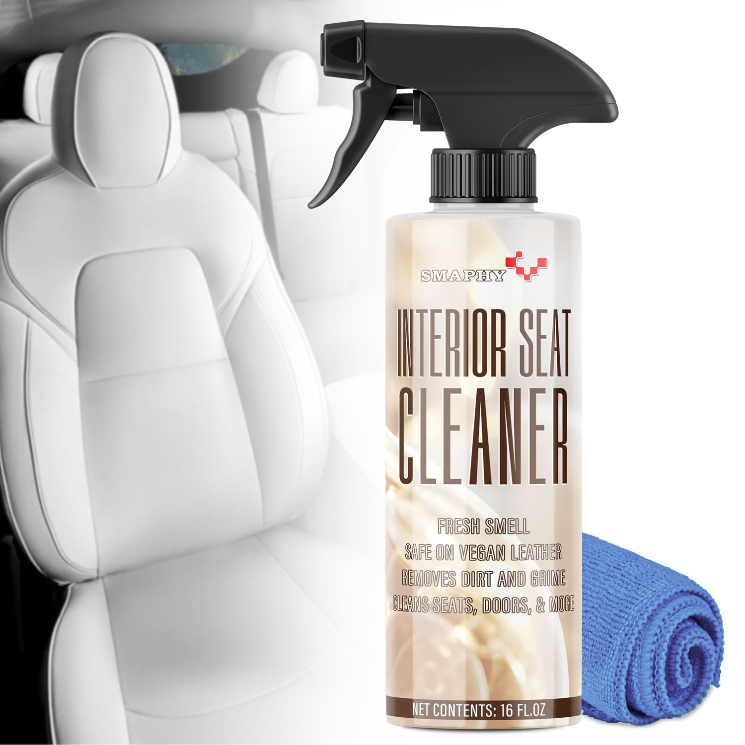 **Eco-Friendly Tesla Seat Cleaner - Biodegradable Interior Cleaner for Tesla Model 3/Y/S/X (2024) | Safe for Vegan Leather, Seats & Dashboard | Car Detailing & Stain Removal**    *(Perfect for deep cleaning, maintaining luxury interiors, and restoring shine to your Tesla's vegan leather seats and dashboard.)*