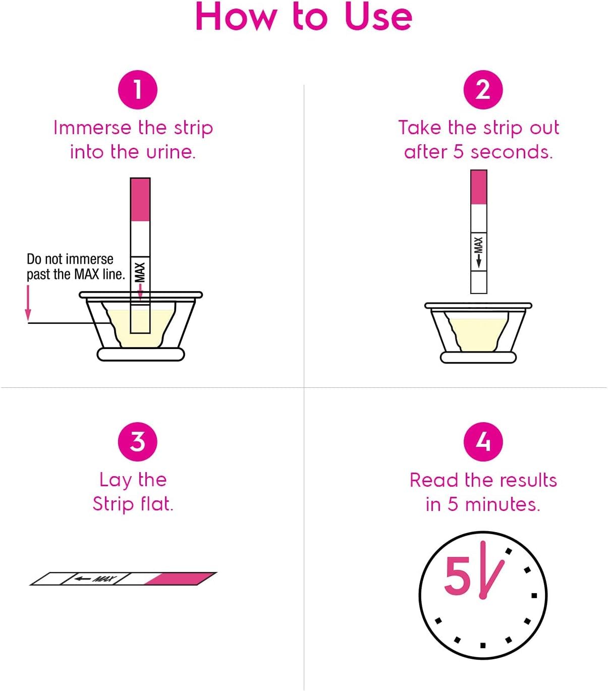 Early Detection Pregnancy Test Strips - 25 Individually Wrapped Home HCG Tests for Accurate Results | Perfect for Trying to Conceive, Fertility Tracking & Family Planning