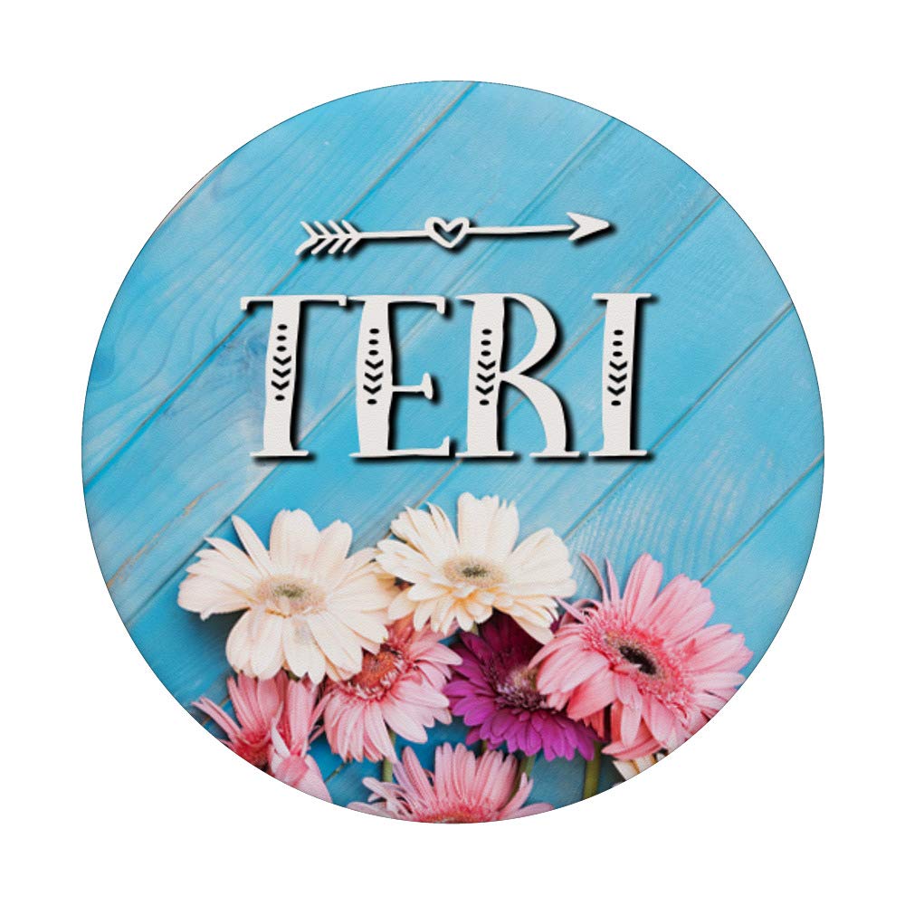 Teri Flowers Gift - Rose, Pink, Blue & Black Barnboard Floral Arrangement | Perfect for Home Decor, Weddings & Special Occasions