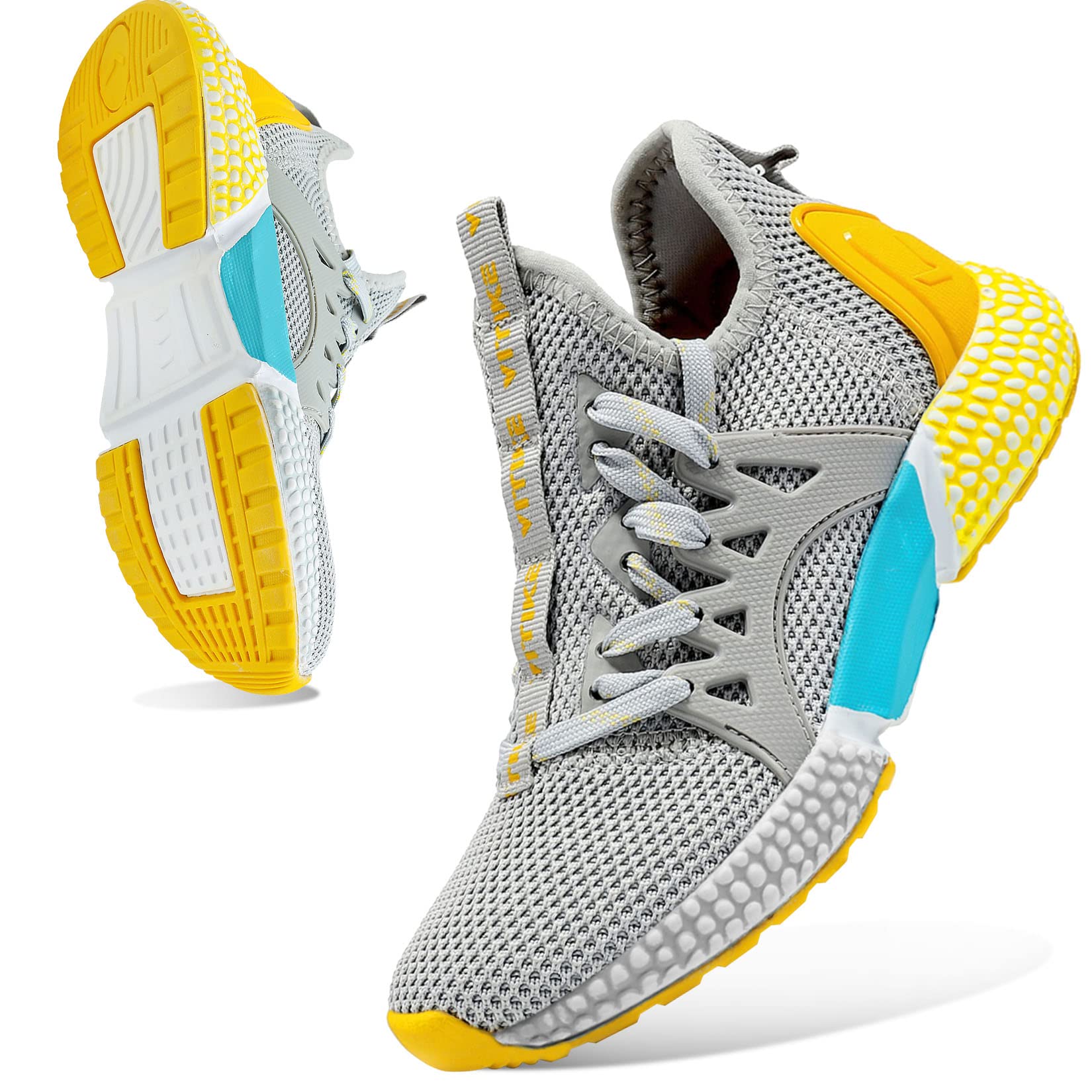 WETIKE Men's/Women's Breathable Mesh Slip-On Running Shoes - Lightweight Athletic Sneakers for Jogging, Gym Workouts & Casual Wear