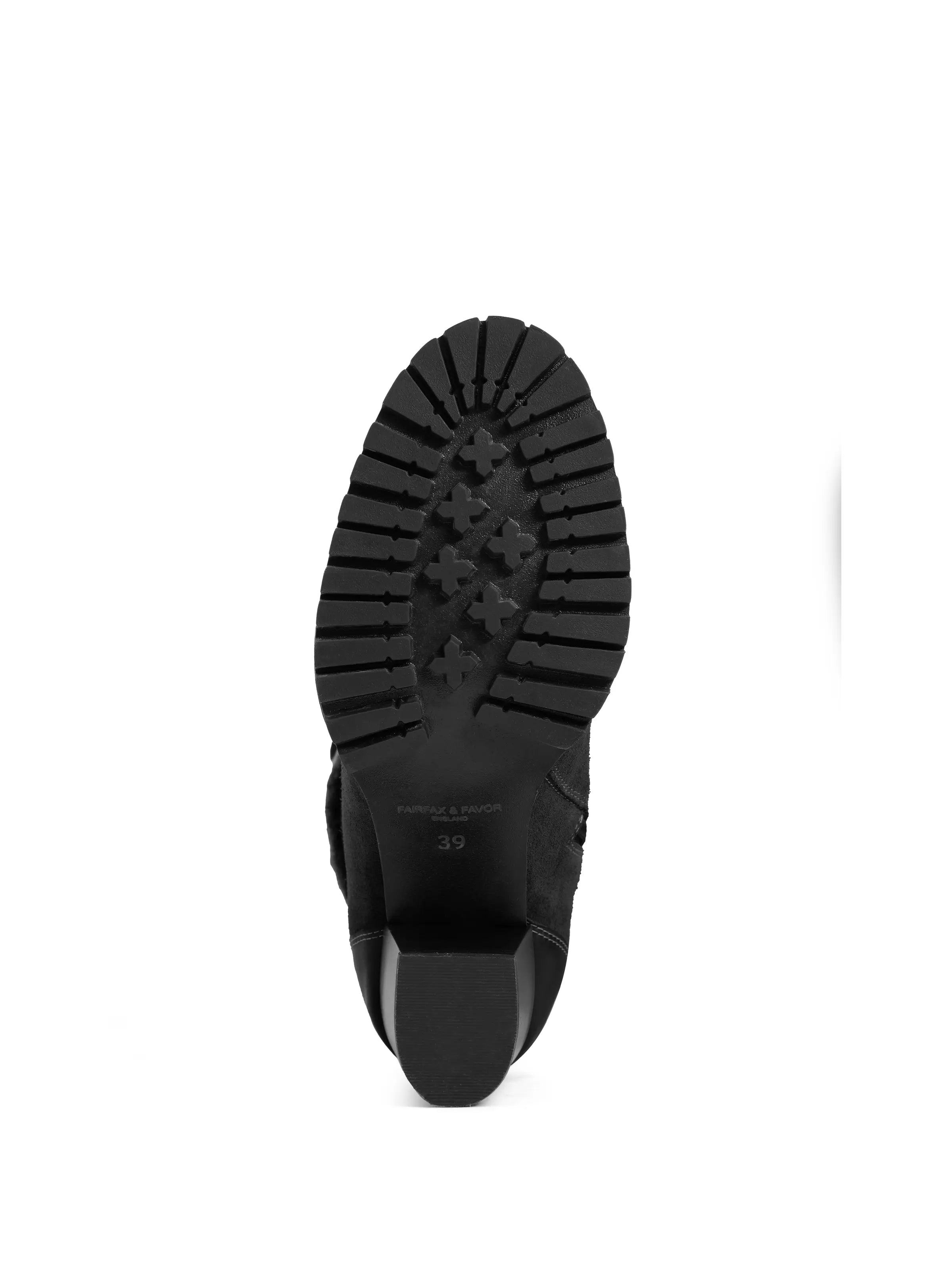 Black Suede Heeled Uxbridge Boots for Women - Stylish & Comfortable Dress Shoes for Work, Party & Night Out