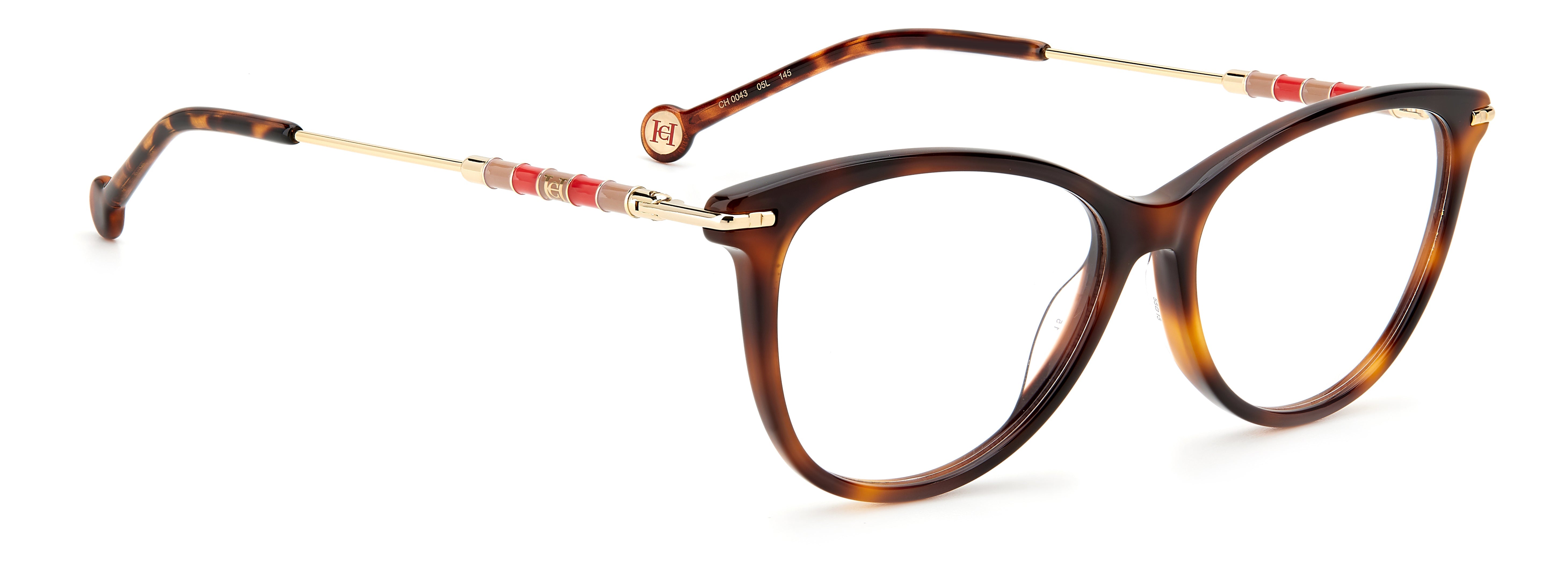 Carolina Herrera CH 0043 Women's Designer Sunglasses - UV Protection, Luxury Fashion Accessory for Beach, Driving & Outdoor Activities