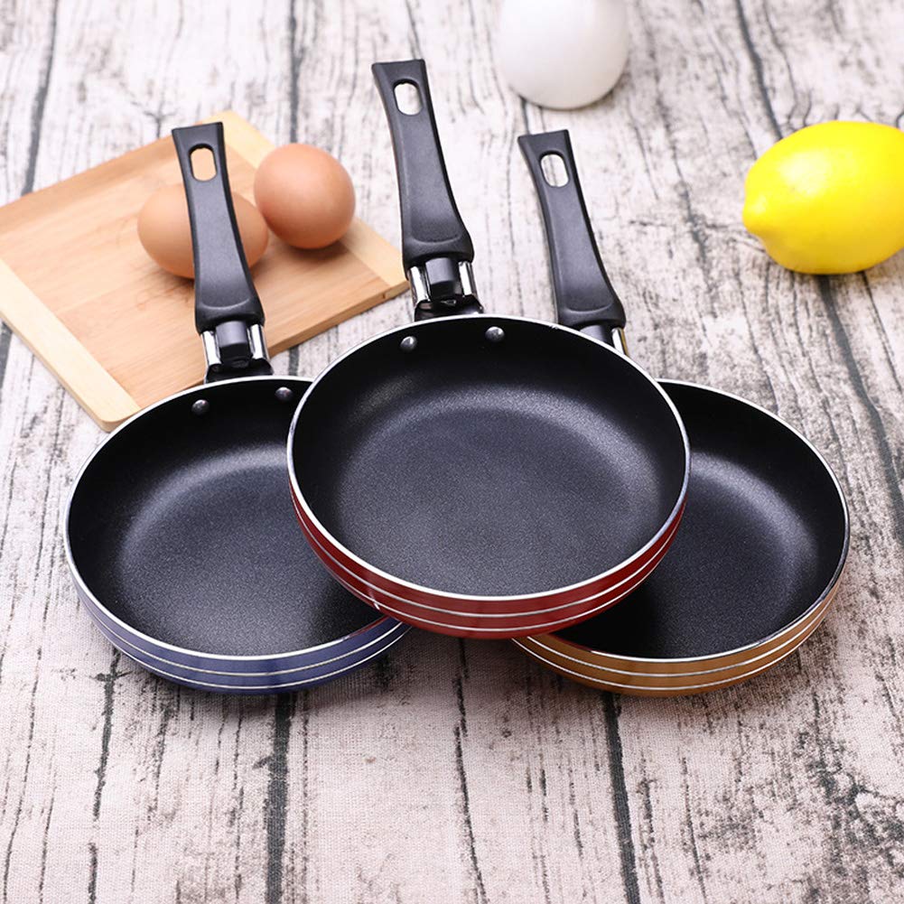 Non Stick Frying Pan Skillet 12.5cm - Induction Compatible, Dishwasher Safe & PFOA Free - Perfect for Eggs, Pancakes & Stir Fry Cooking - Gigicloud Premium Cookware