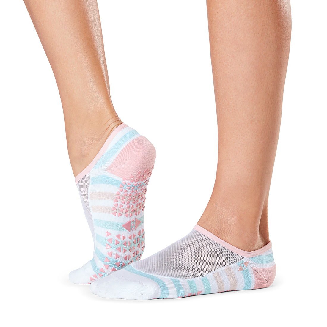 Tavi Noir Maddie Grip Socks - Non-Slip Yoga Socks for Women, Pilates, Barre & Workout - Breathable Cotton Blend with Arch Support & Toe Grip