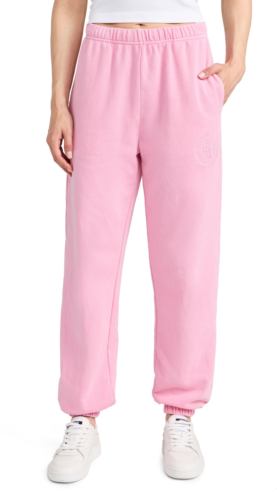 P.E NATION Women's Alpha High-Waisted Track Pants - Comfortable Athletic Joggers for Running, Yoga & Lounge Wear - Perfect for Gym, Workouts and Casual Street Style