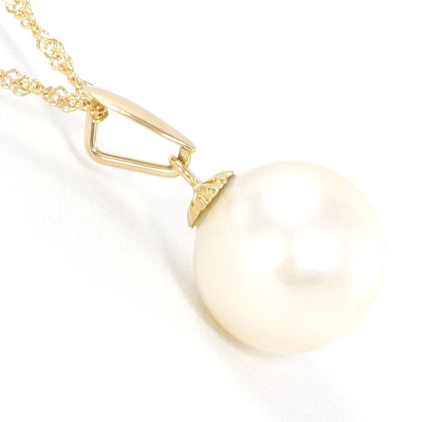 18K Yellow Gold Pearl Necklace for Women - Elegant & Timeless Jewelry Gift for Birthday, Anniversary & Special Occasions