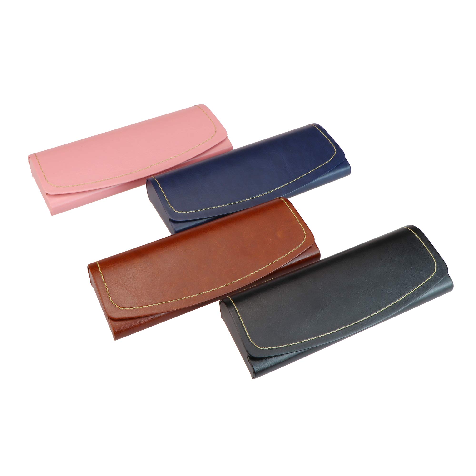 Durable Hard Shell Eyeglass Case for Men, Women & Kids - Protective Sunglasses & Eyeglasses Storage - Perfect for Travel, School & Everyday Use