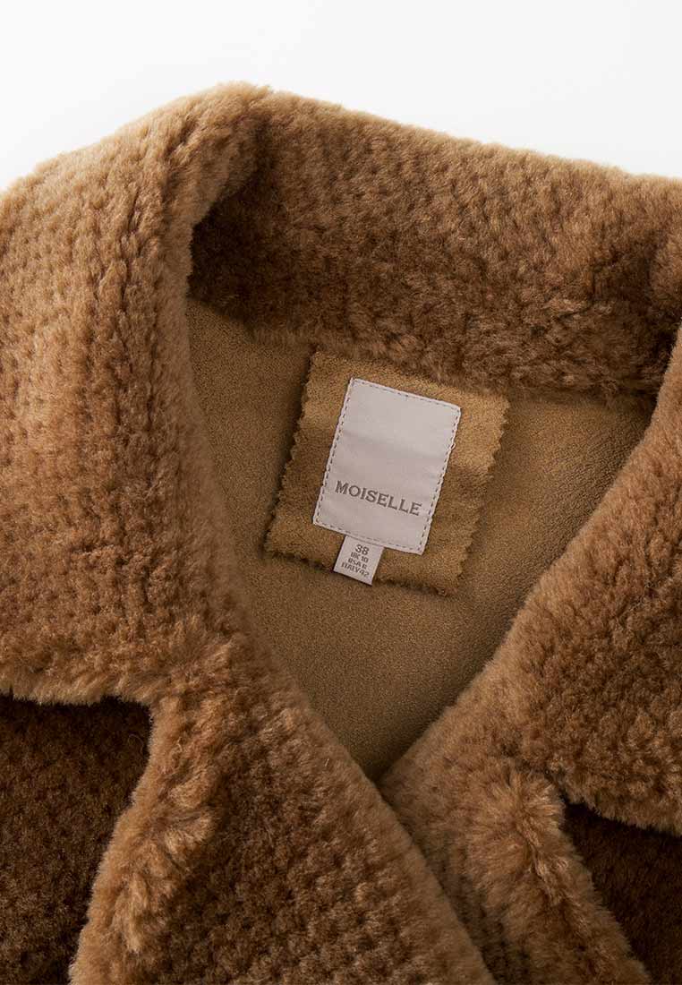 Premium Dark Brown Wool Shearling Biker Jacket for Men & Women - Stylish Winter Motorcycle Outerwear for Riding & Casual Wear