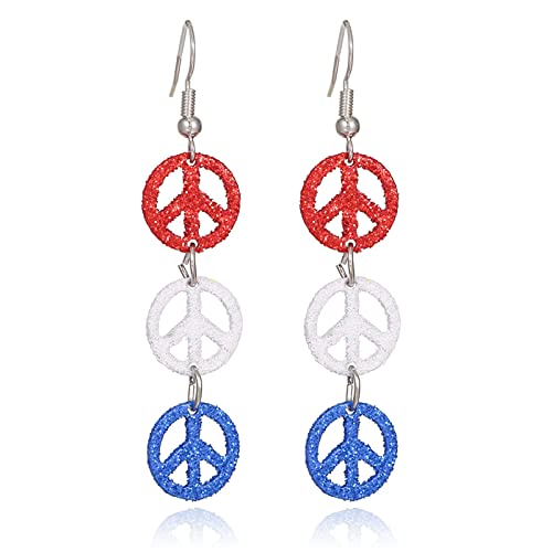 A:4th of July Earrings