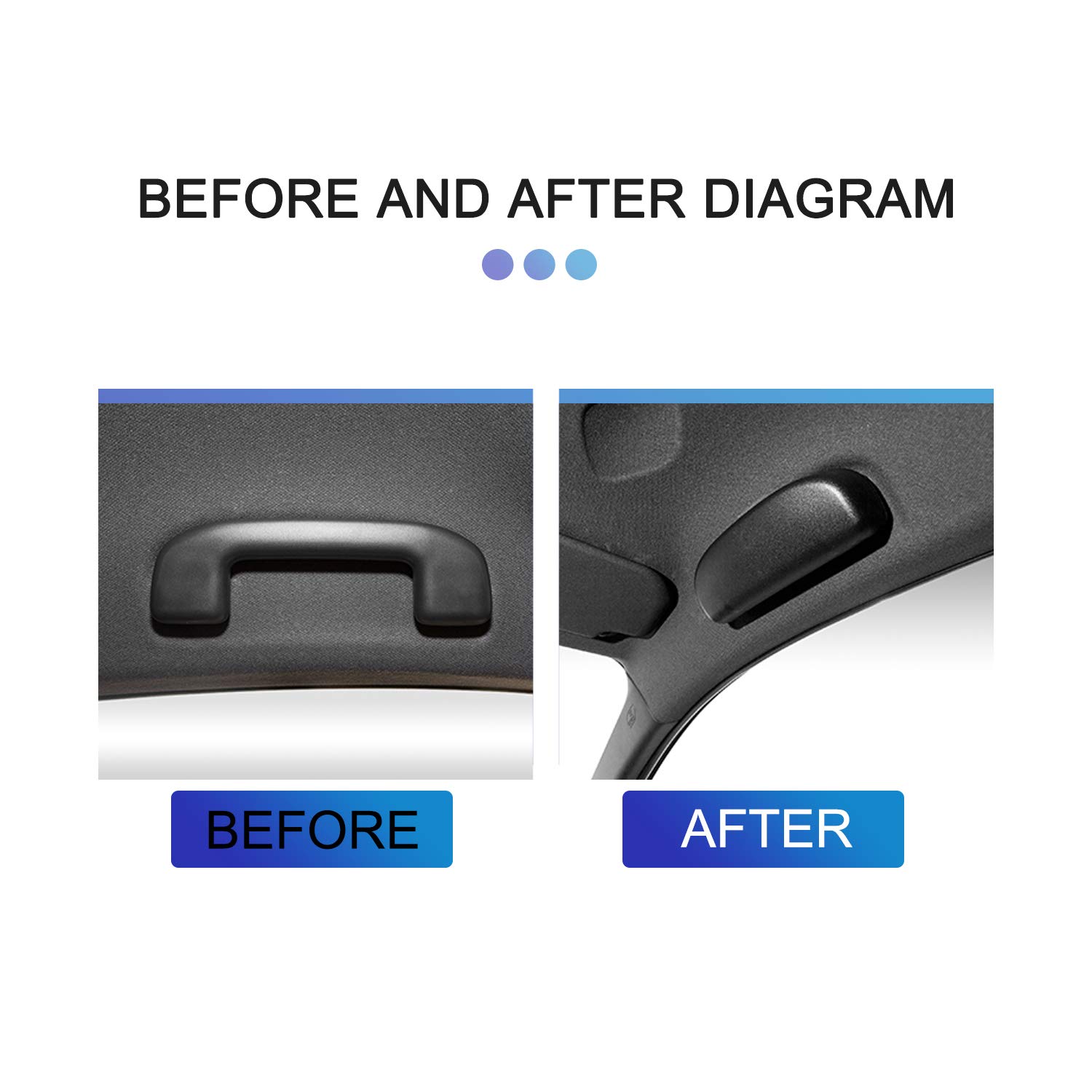 Premium Car Sunglasses Holder Case - Universal Fit for Toyota C-HR (2018-2022), RAV4 (2019-2022), Corolla (2018-2023), Venza (2021-2022) | Durable Eyeglasses Storage Box | Interior Car Accessories (Black) - Perfect for Road Trips, Commuting & Sun Protection