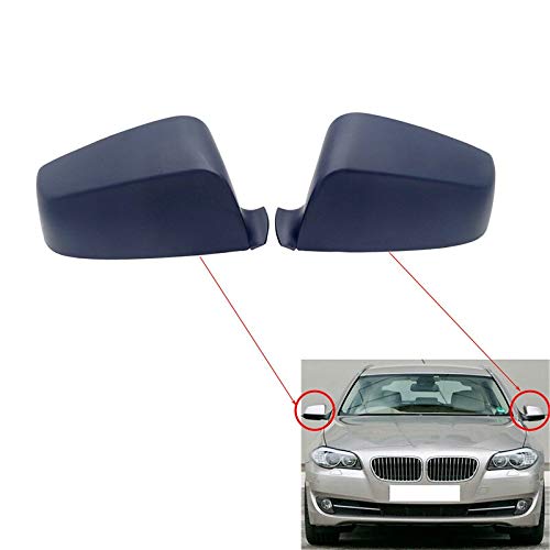 BMW 5 Series E60 F10 Side Mirror Covers (2008-2013) - 1 Pair Replacement Mirror Shells for Side View & Rearview Mirrors | Perfect for Car Protection & Customization