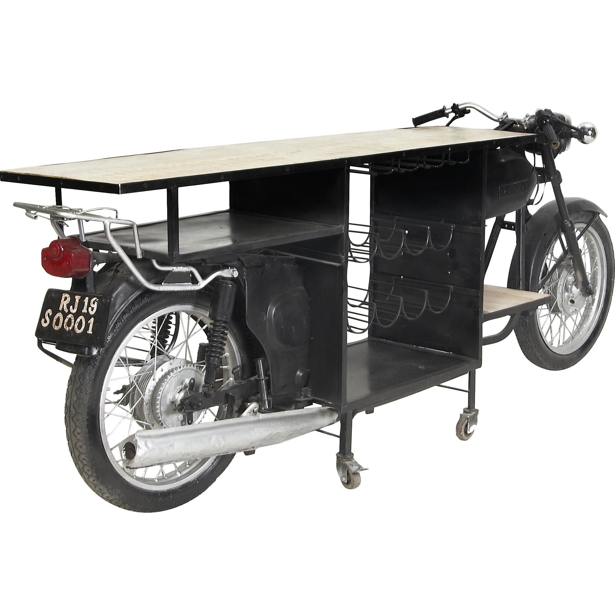 Andres Black Bar Unit - Modern Home Bar Cabinet for Living Room, Kitchen & Dining Room - Perfect for Entertaining & Storage