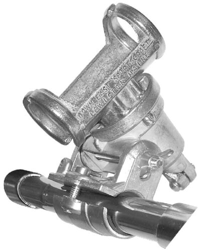 Down East Salty S 14 Rail Rod Holder - Heavy Duty Fishing Rod Mount for Boats, Kayaks & Docks - Saltwater & Freshwater Use