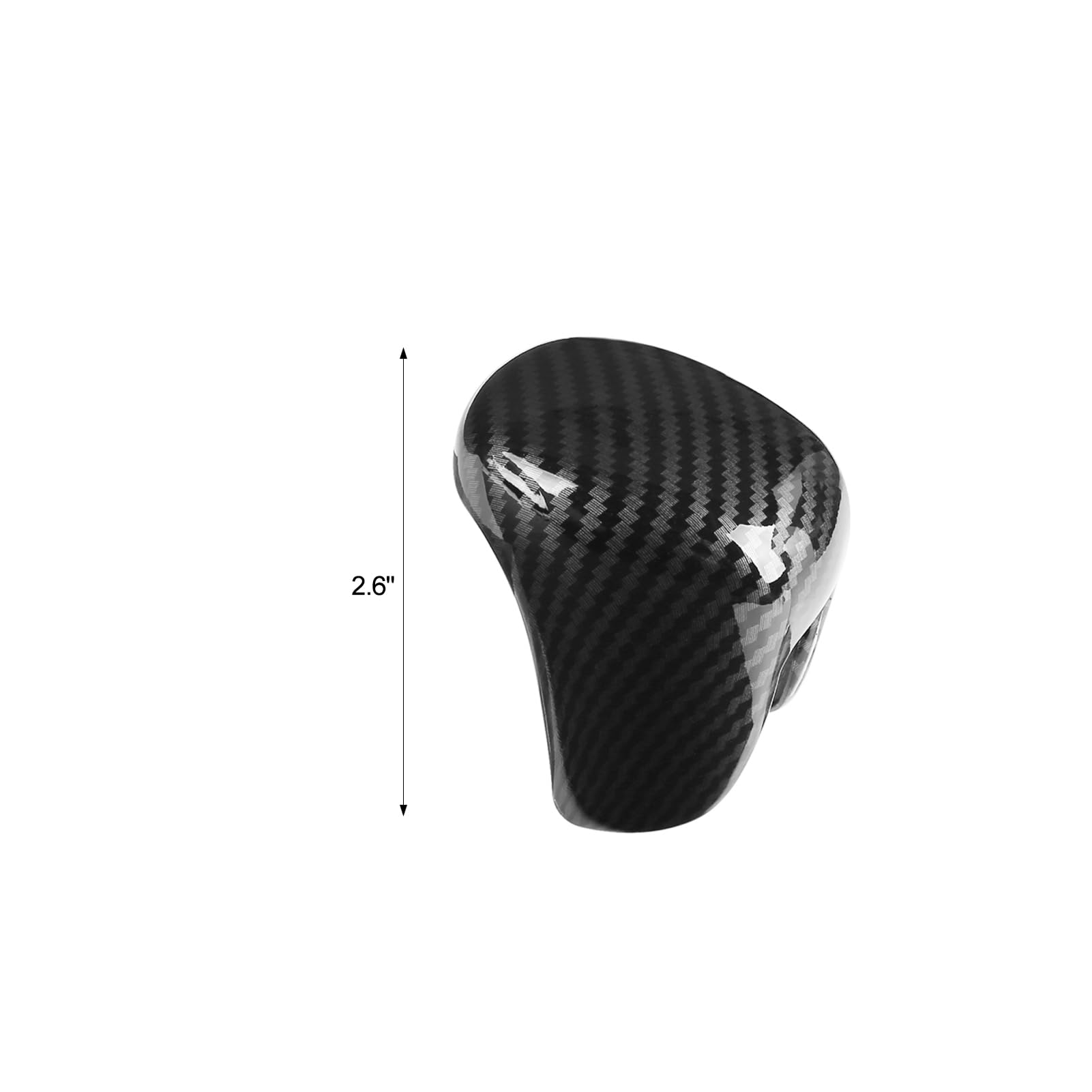 Honda Civic CRV HRV Accord Gear Shift Knob Cover - Carbon Fiber Console Trim Cap Compatible with 2018-2025 Models | Car Interior Accessories for Enhanced Driving Comfort & Style