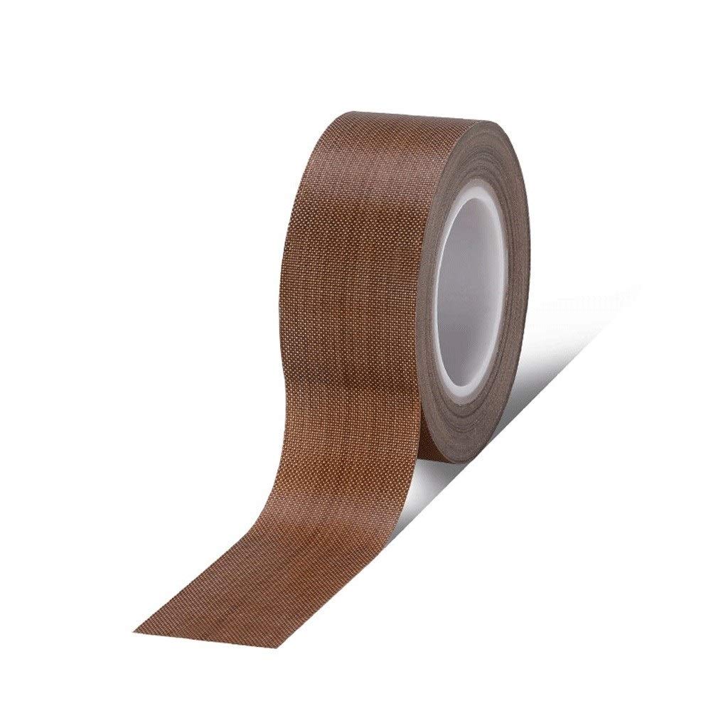 High Temperature Resistant PTFE Tape for Vacuum Sealer Machine - 38mm x 10m Teflon Tape for Hand & Impulse Sealers, Fireproof Heat Insulation Tape (0.13mm Thick) - Perfect for Food Packaging, Industrial Sealing and DIY Projects