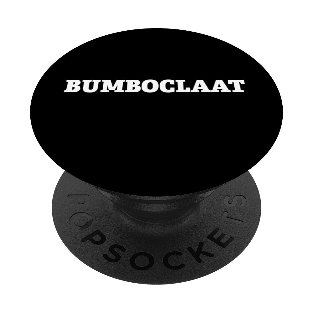 Bumboclaat Jamaican PopSocket PopGrip - Swappable Phone Grip & Stand for iPhone, Samsung, Tablets - Perfect for Music Lovers, Jamaican Culture Fans & Everyday Use