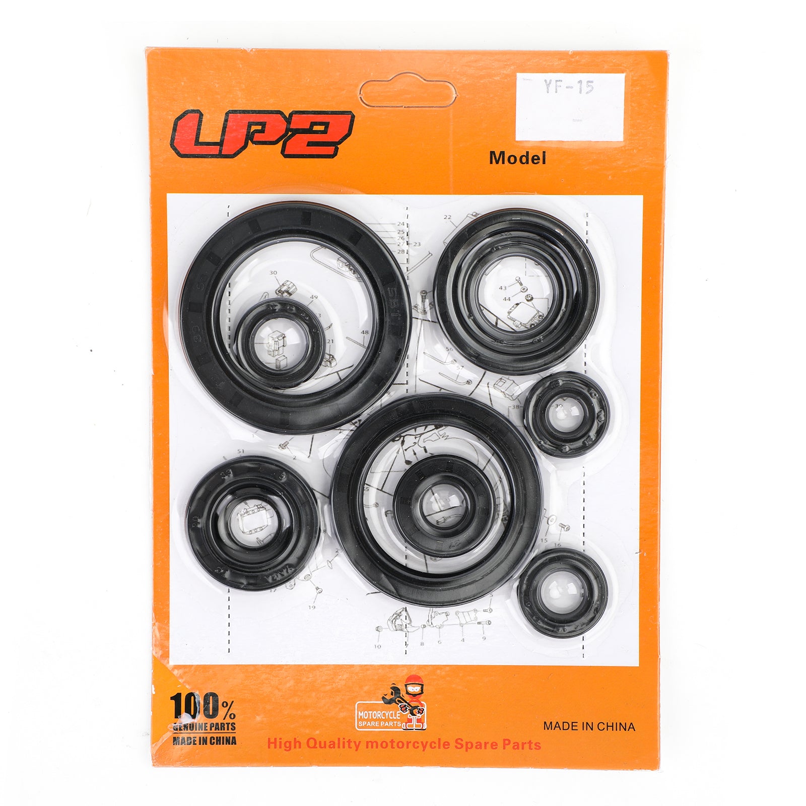 10-Piece Engine Oil Seal Kit Set for Honda CRF450R (2002-2006) - Compatible with CRF 450 Models - High-Quality Replacement Seals for Motorcycle Maintenance & Off-Road Riding