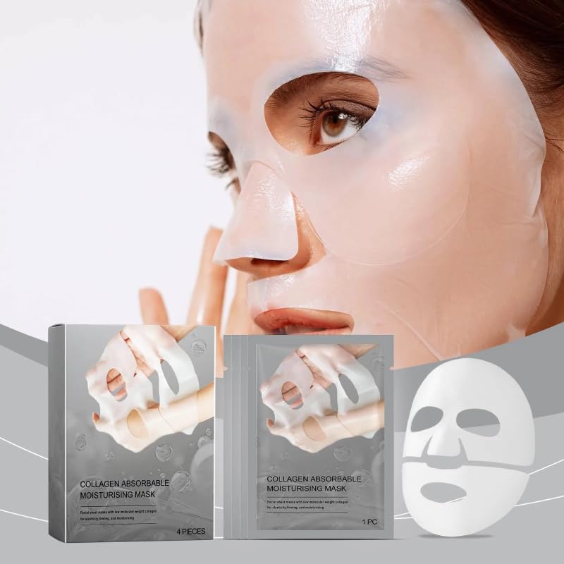 Collagen Deep Hydrating Overnight Face Mask - Anti-Aging Moisturizing Facial Treatment for Glowing Skin | Perfect for Nighttime Skincare Routine & Dry Skin Relief