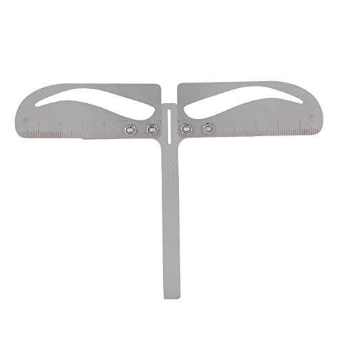 Eyebrow Ruler & Shaping Stencil - Professional Eyebrow Measuring Tool for Perfect Arch Positioning - Ideal for Daily Eyebrow Grooming, Makeup Application, and Salon Use (Classic Style)
