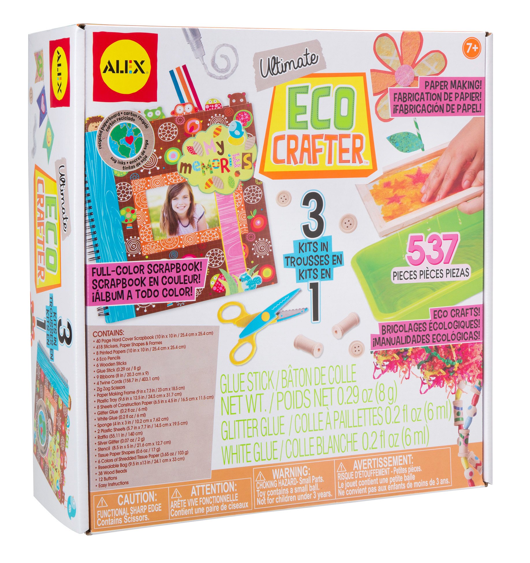 ALEX Toys Craft Ultimate Eco Crafter Kit - Eco-Friendly DIY Arts & Crafts for Kids Ages 6-12 - Perfect for Birthday Gifts, Classroom Projects & Creative Play at Home
