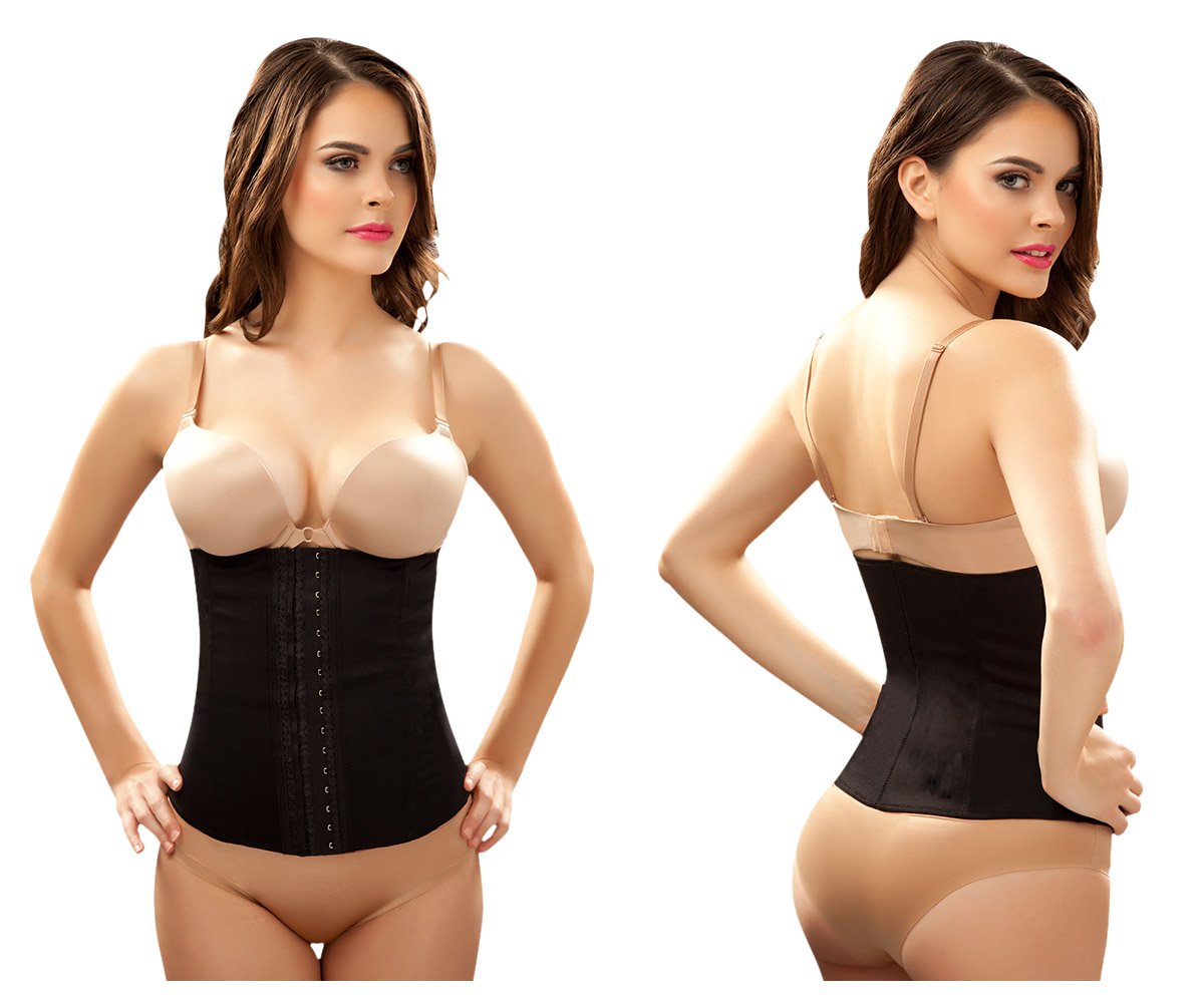 Vedette Black Waist Cincher - Slimming Corset for Women