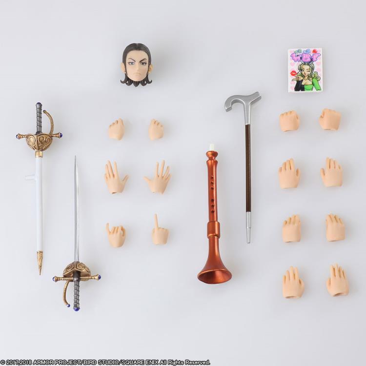 Bring Arts Dragon Quest XI Echoes of an Elusive Age Sylvando & Rab Action Figure 2-Pack - Square Enix Collectible Anime Figures for Display & Gaming Fans - Perfect for Home Decor, Office Display, and Anime Collections