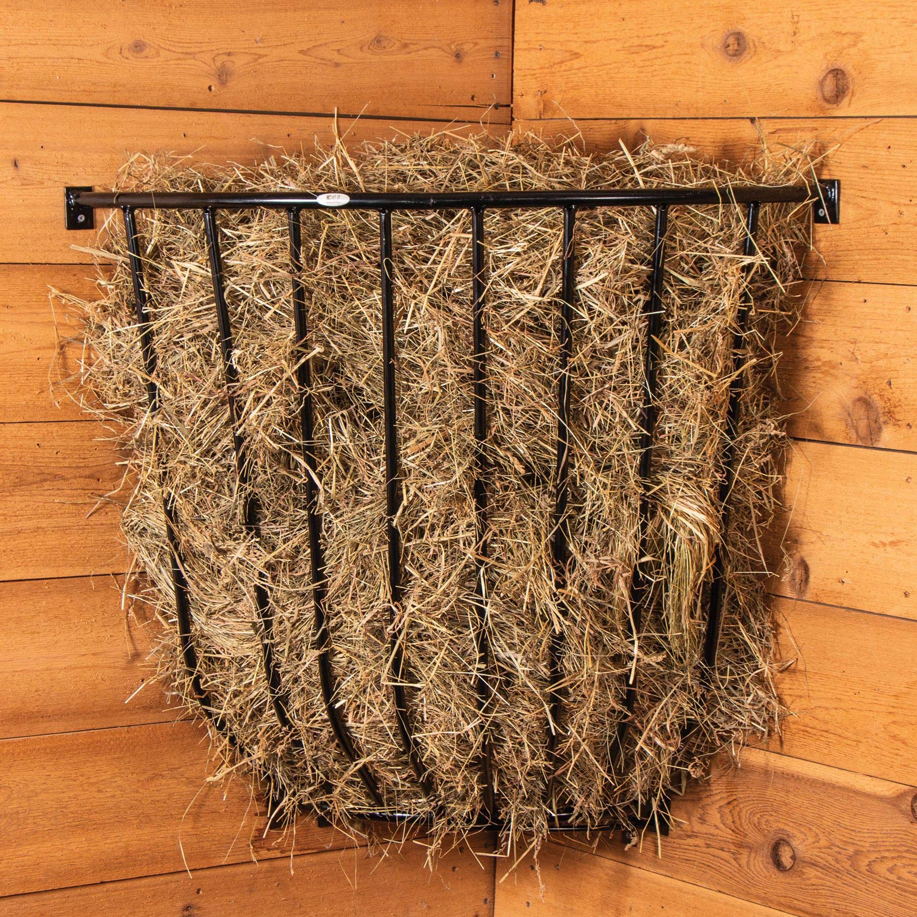 **Slow Feeding Horse Hay Rack – Heavy Duty 3-Piece Steel Construction | Holds 3 Flakes | 2” Spaced Bars for Safe Grazing | Quick Setup | Ideal for Stables, Barns & Pastures**