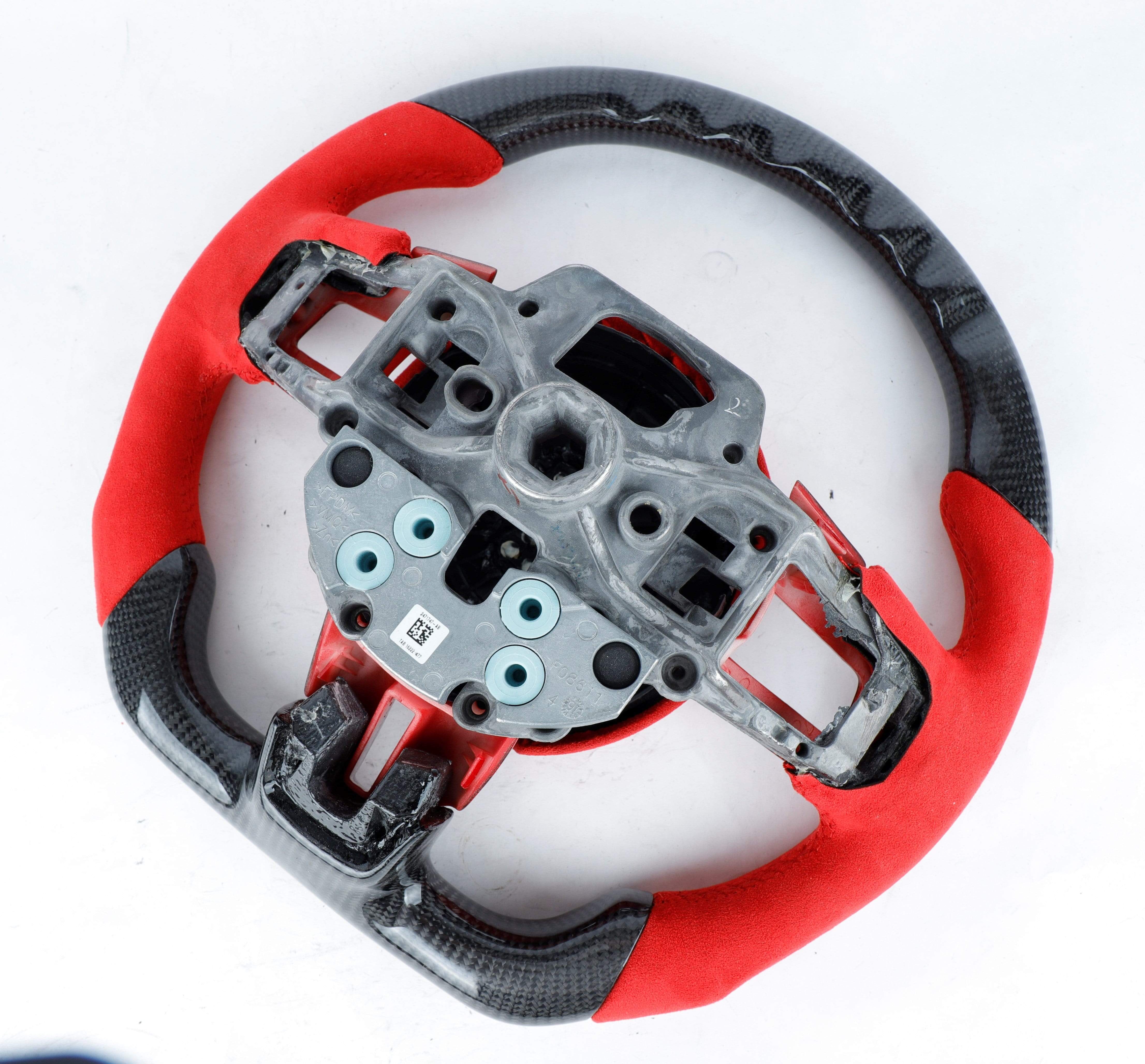 2015-2024 Ford Mustang & Shelby GT350 GT500 Custom Carbon Fiber Steering Wheel - Upgrade for Racing & Street Performance - Perfect for Track Days & Car Shows