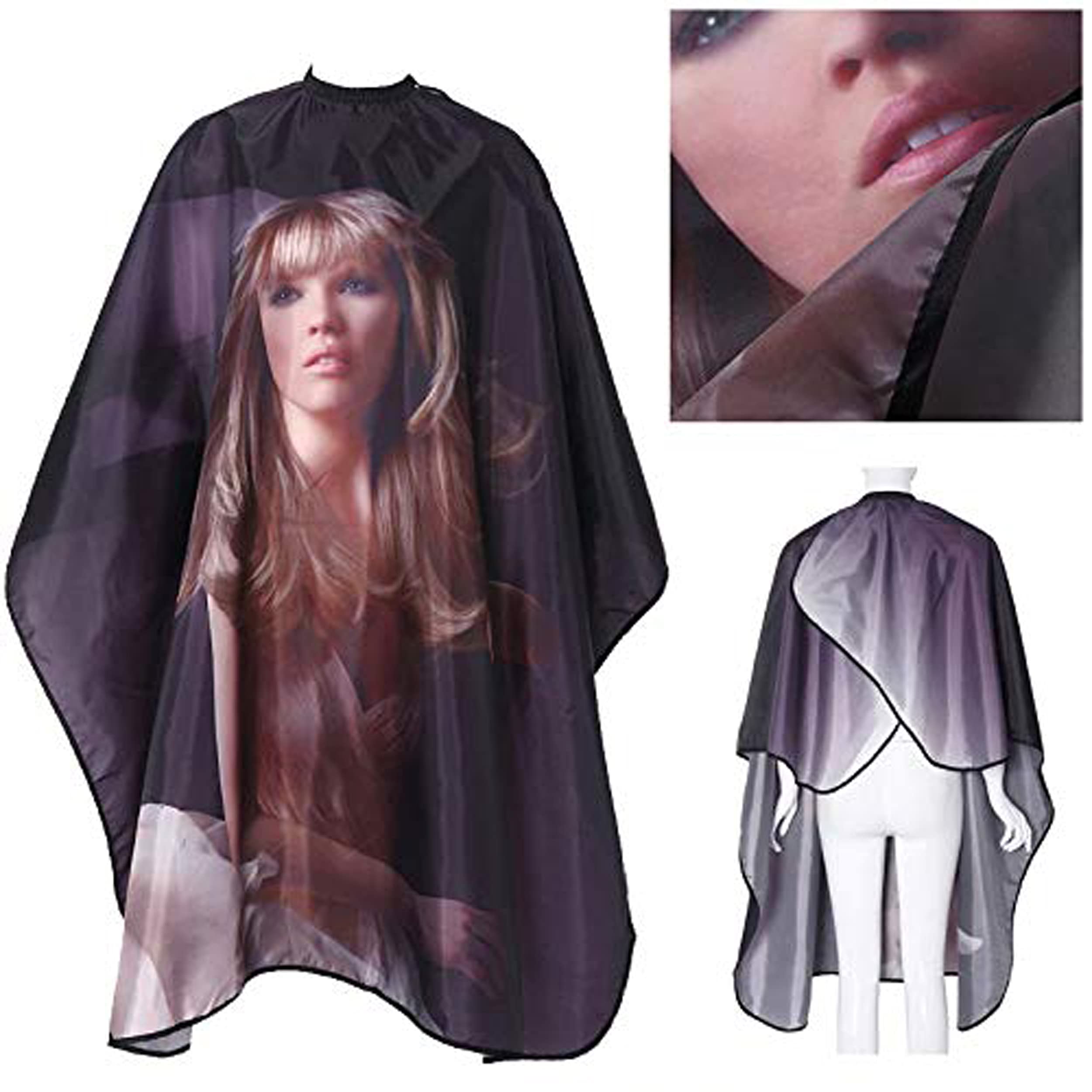 Proxoto Multicolor Hair Cutting Apron - Waterproof Hairdressing Cape for Barber & Salon, Unisex Styling Gown with Pockets - Perfect for Home Haircuts, Professional Salons & DIY Styling