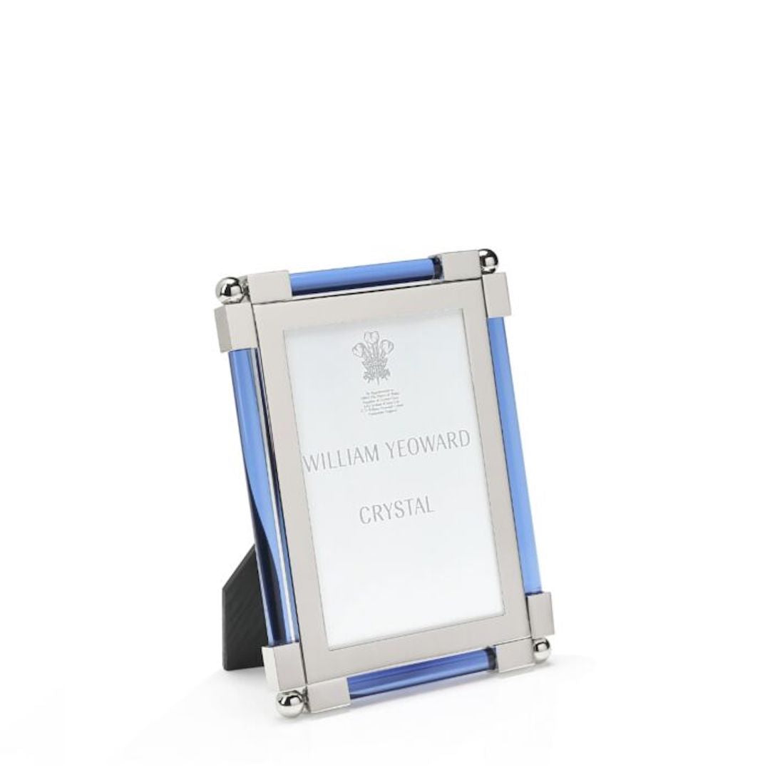 Vintage Blue Picture Frame 4x6 Inches - Classic Wooden Photo Frame for Wall or Tabletop Display - Perfect for Home, Office, and Gift Decor