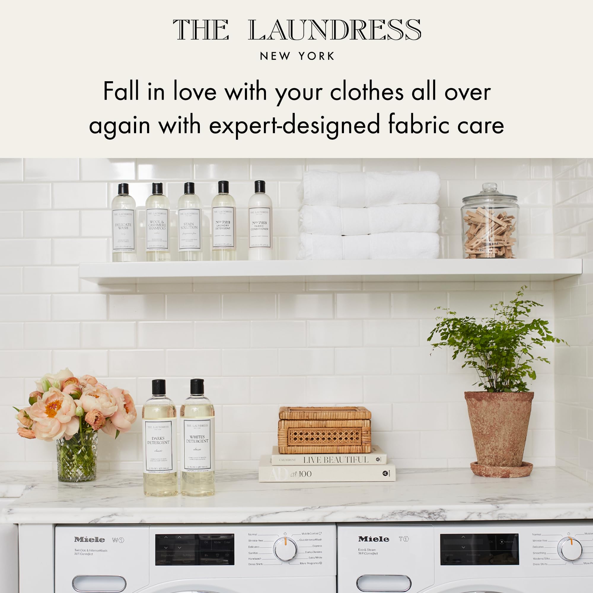 The Laundress Delicate Wash - Double Concentrated Lady Scent Detergent for Silk, Lingerie & Delicate Fabrics (16 Fl Oz) | Perfect for Hand Washing Bras, Silk Blouses & Luxury Garments