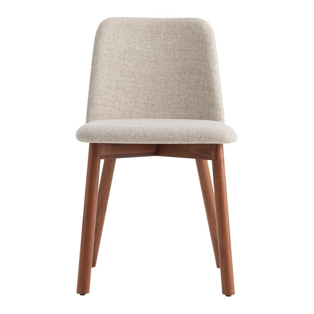 Modern Chip Dining Chair - Solid Wood Kitchen Chair with Upholstered Seat - Comfortable & Stylish for Dining Room, Kitchen, Breakfast Nook, and Home Office