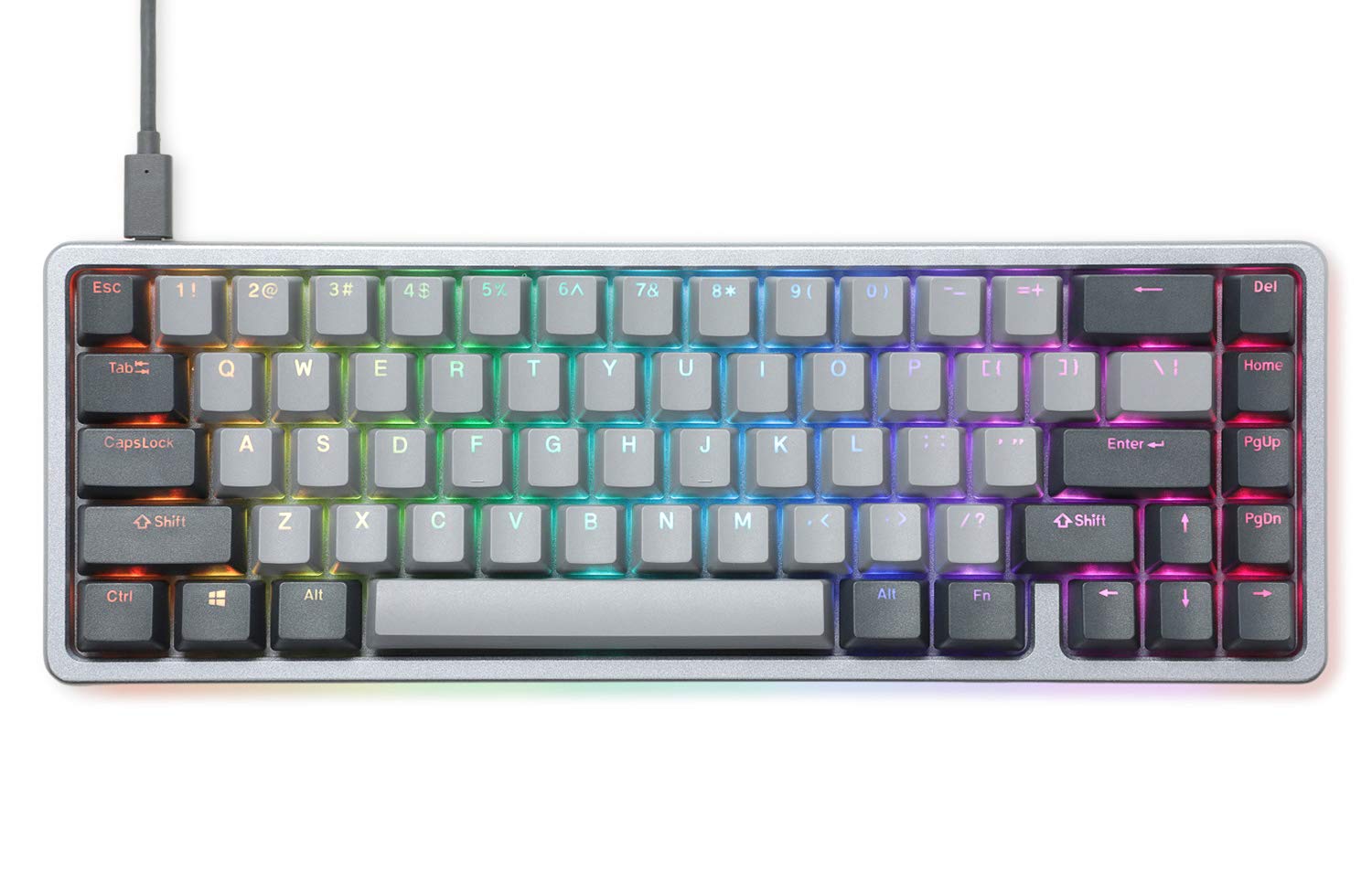 DROP ALT 65% Mechanical Keyboard - Hot-Swap, RGB, PBT for Gaming & Office (Cherry MX Blue)
