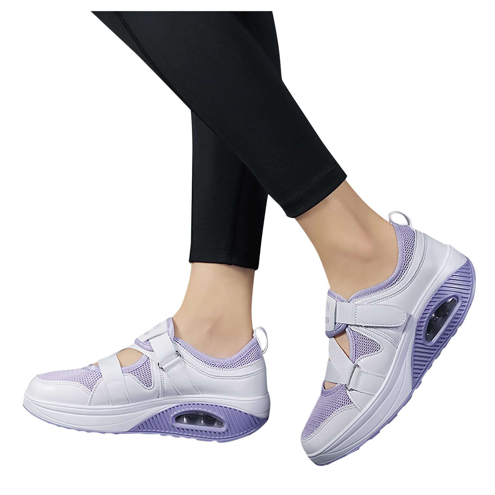 Women's Casual Lace-Up Walking Shoes - Non-Slip Comfort Sneakers for Running, Jogging & Daily Wear | Perfect for Workouts, Travel & Outdoor Activities