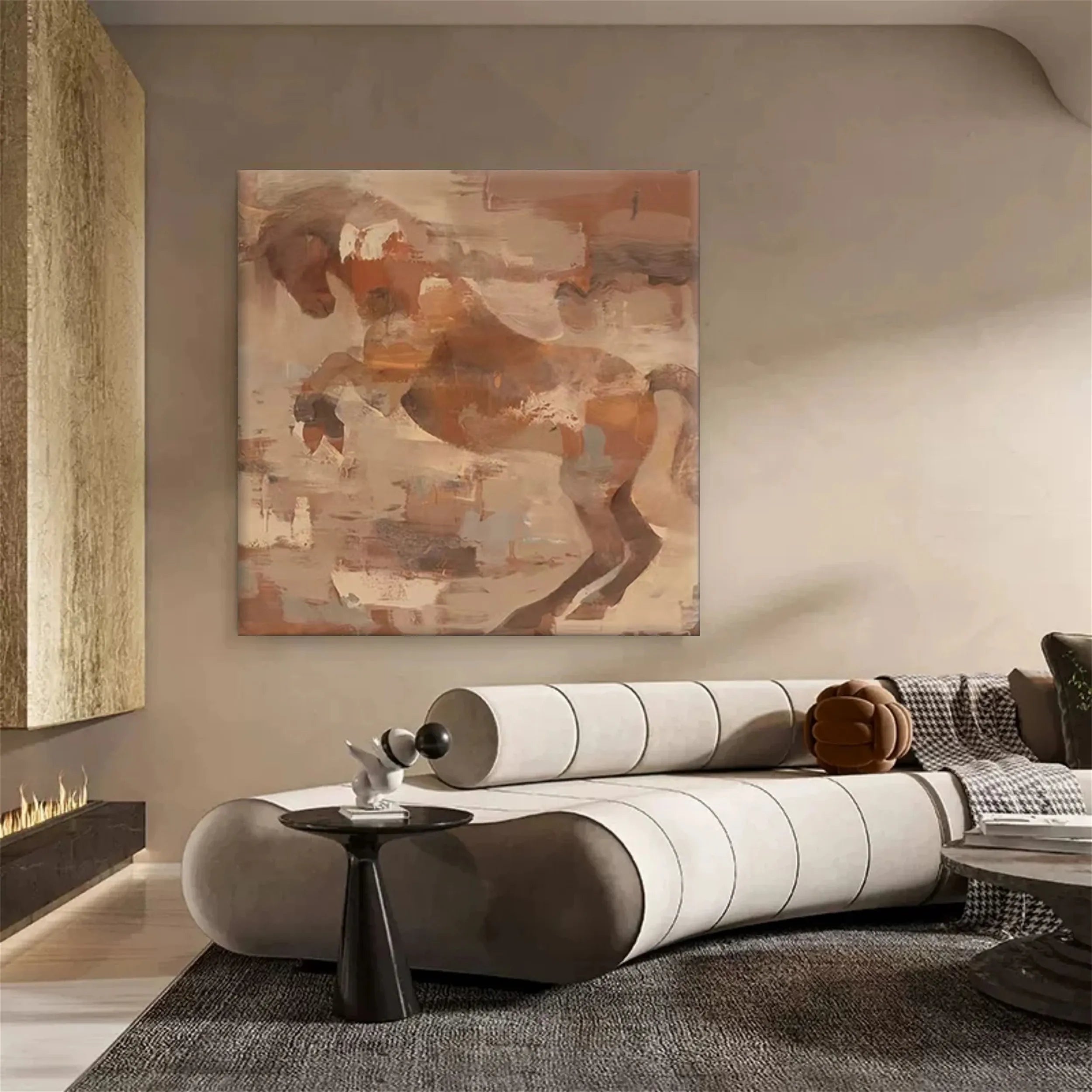 Animal Art Painting #AP017 - Handmade Wildlife Canvas Art for Home & Office Decor | Perfect for Living Room, Bedroom, or Gift