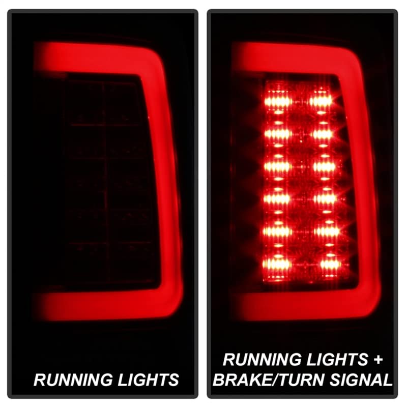Spyder Auto 5084033 Black Smoke LED Tail Lights for Dodge Ram 1500 (2009-2018) & Ram 2500/3500 (2010-2018) - Replacement for Incandescent Models - Enhanced Visibility & Style for Trucks, Off-Roading & Night Driving
