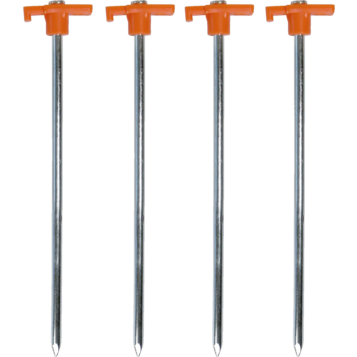 10 Inch Nail Pegs (4 Pack) - Heavy Duty Tent Stakes for Camping, Hiking, and Outdoor Gear - Perfect for Securing Tents, Tarps, and Canopies in Windy Conditions