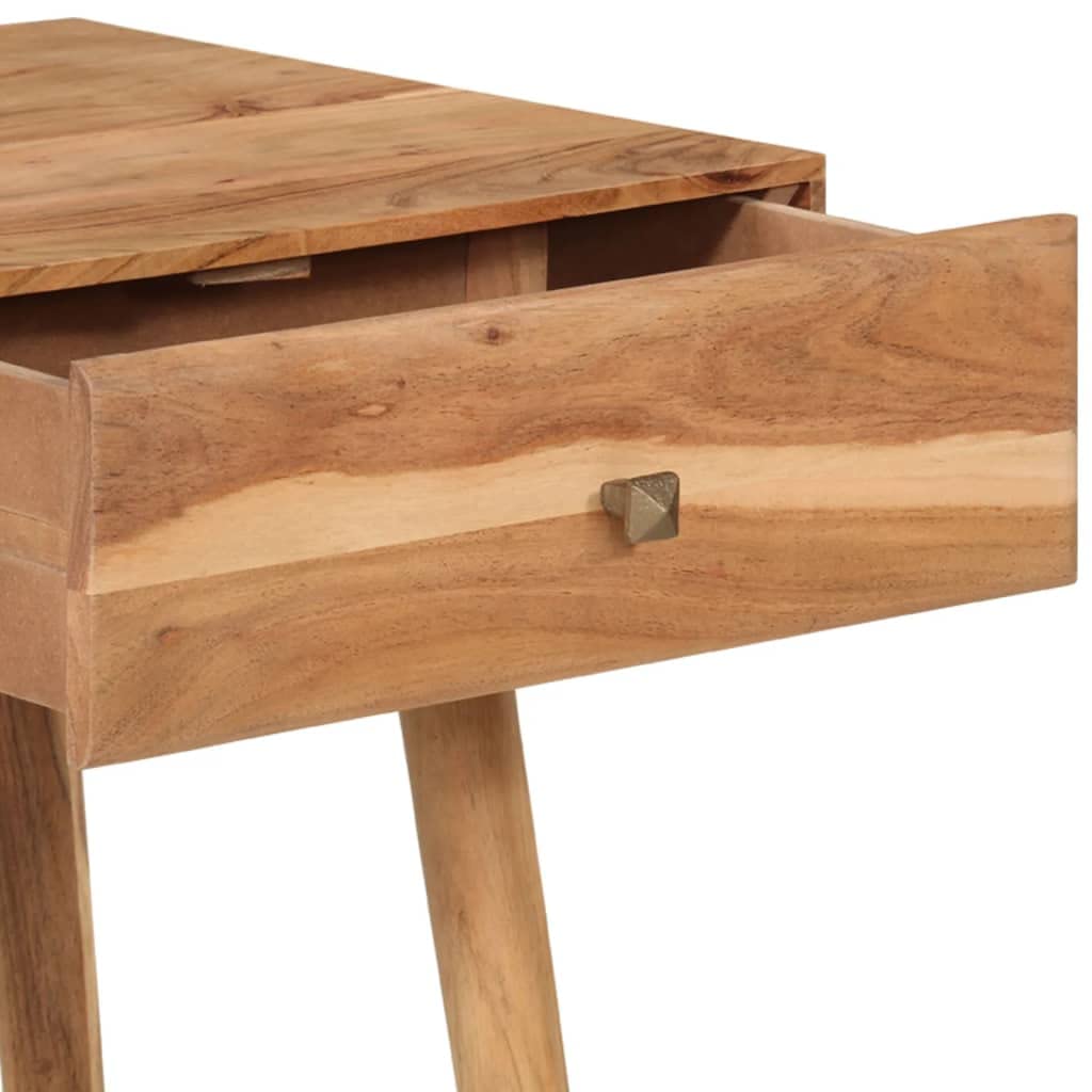 Modern Acacia Wood Computer Desk 39.3