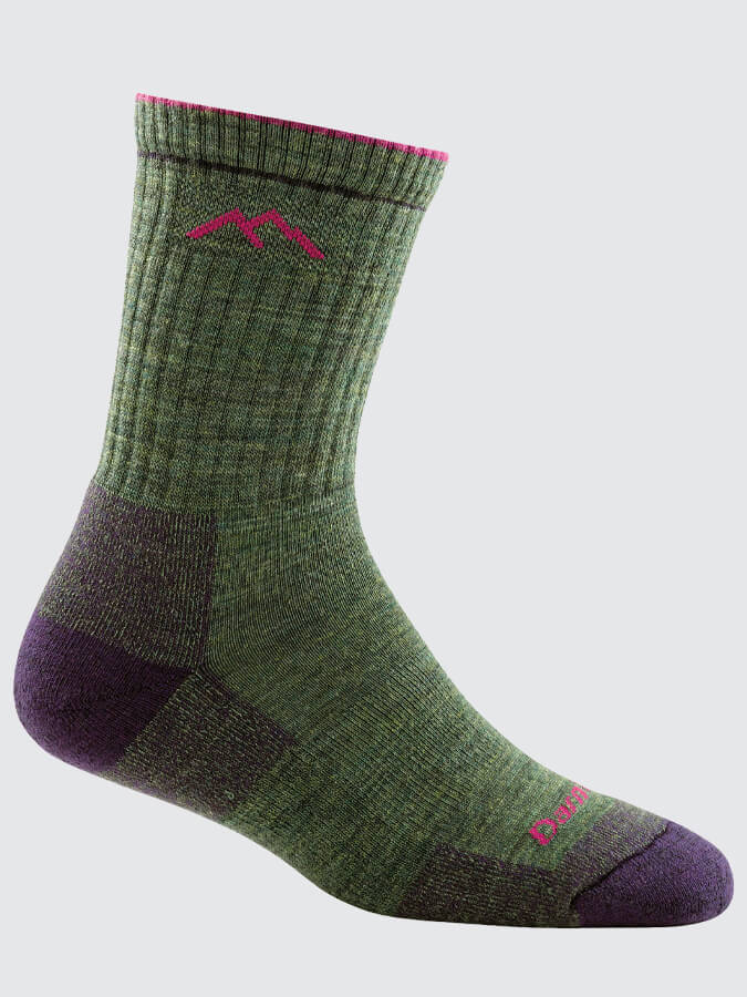 Darn Tough 1903 Women's Hiking Socks - Micro Crew Cushion Socks for Outdoor Adventures, Trekking & Cold Weather Comfort