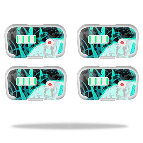 DJI Phantom 3 Battery Skin Wrap (4-Pack) - Zebra Skull Design Protective Cover Sticker | Compatible with DJI Phantom 3 Drone Batteries | Perfect for Customization and Scratch Protection