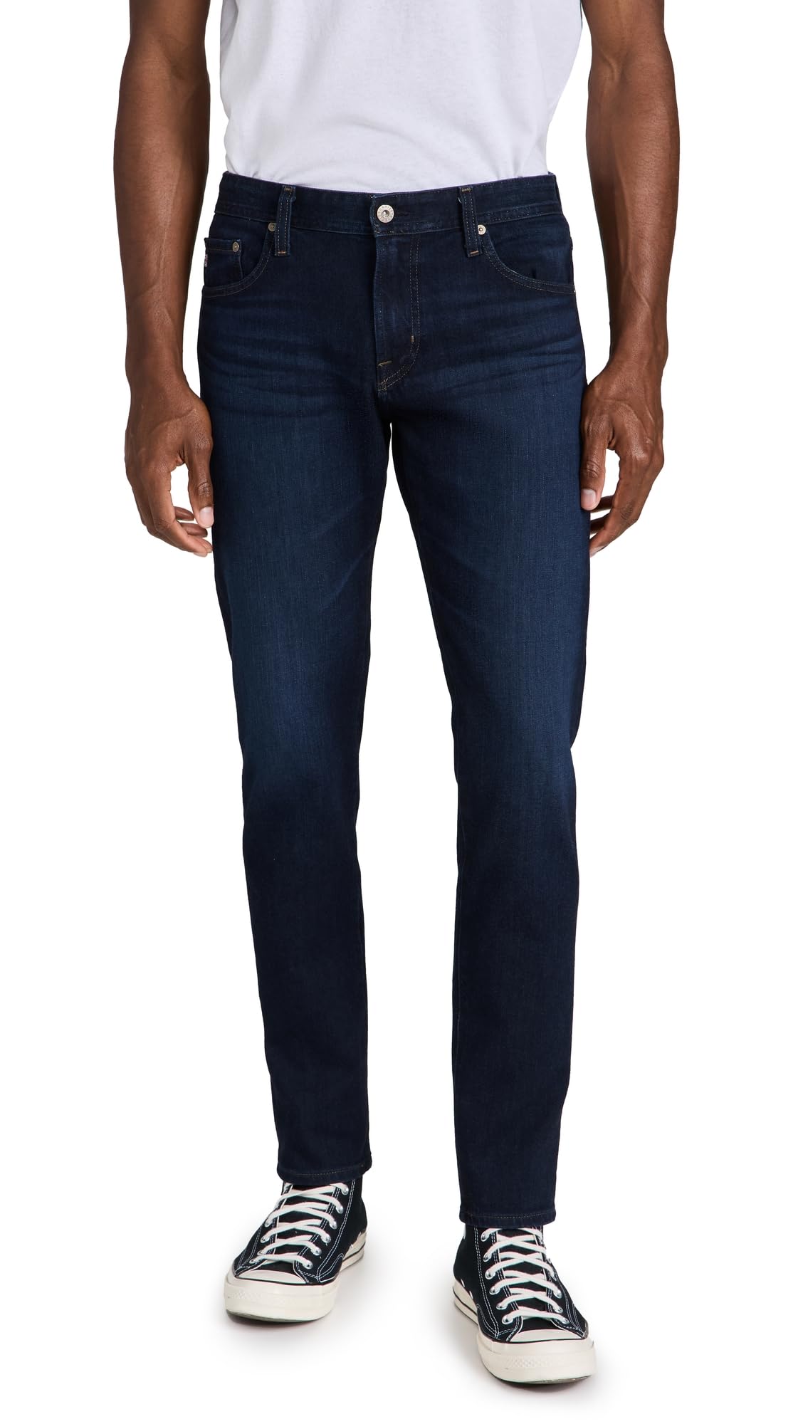 AG Adriano Goldschmied Men's Tellis Modern Slim Fit Jeans 34 Inch Inseam - Premium Denim Pants for Casual Wear & Night Out