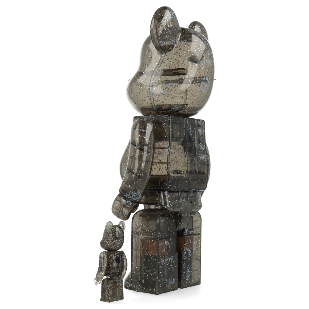 400% + 100% Bearbrick UNKLE x Studio Ar.Mour Limited Edition Collectible Art Toy - Perfect for Display, Home Decor & Gifts for Collectors