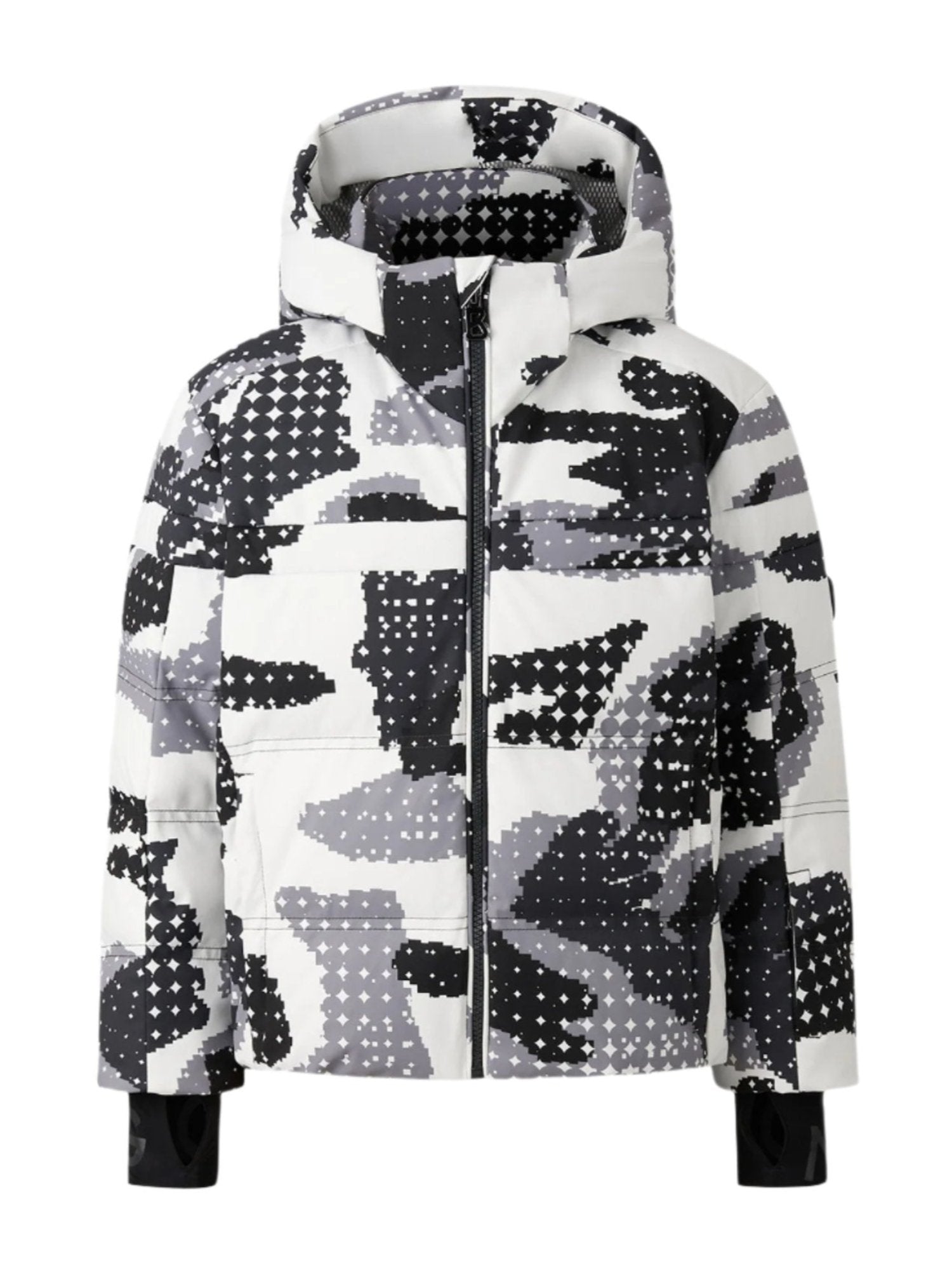Basti Camo Ski Jacket for Men & Women - Waterproof Winter Snow Jacket with Hood - Warm Insulated Skiing Coat for Snowboarding, Hiking & Outdoor Activities
