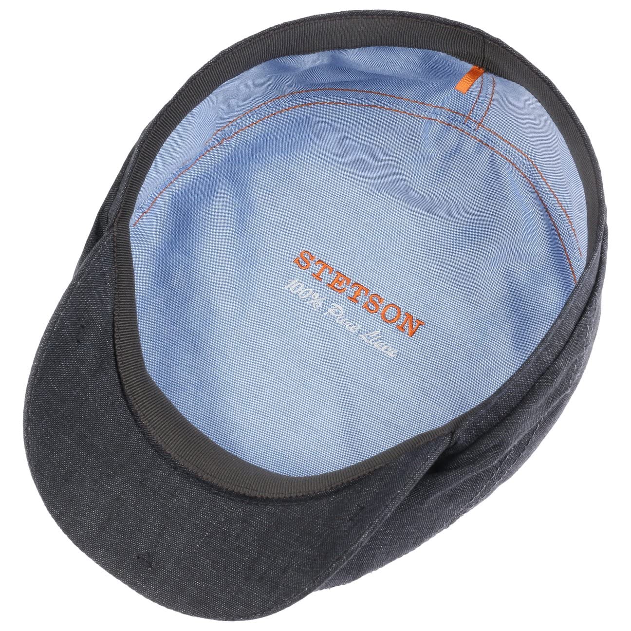 Stetson Belfast Linen Summer Flat Cap for Men - Breathable EU-Made Hat for Outdoor Activities & Casual Wear