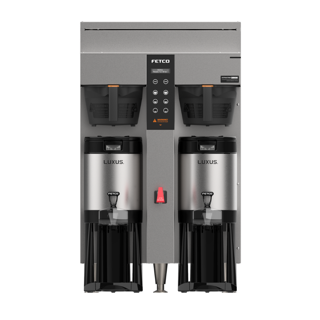 FETCO CBS 1252 Plus Series Commercial Twin Station Coffee Brewer - High Capacity Coffee Machine for Offices, Restaurants & Cafes