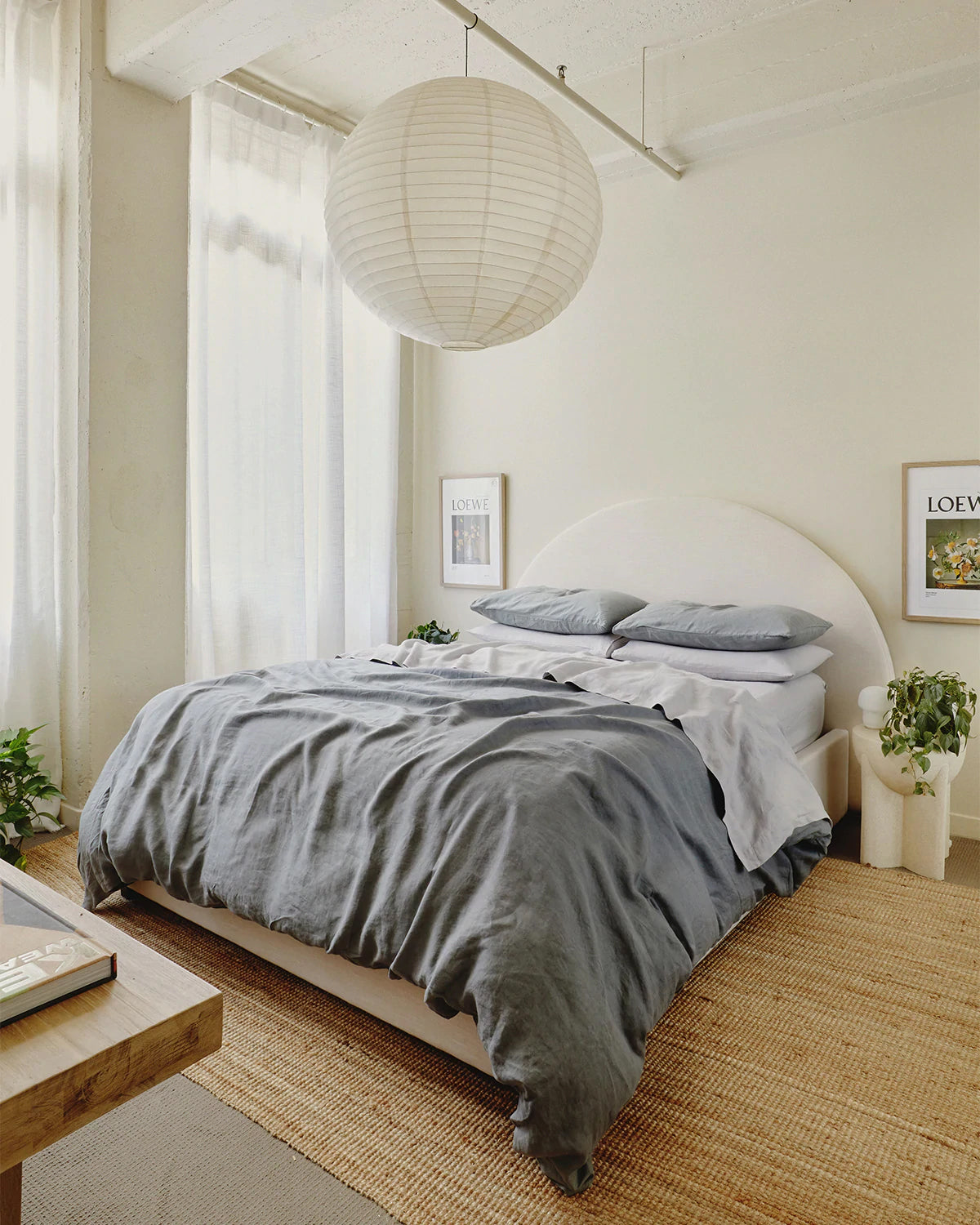 Premium 100% French Flax Linen Flat Sheet - Breathable & Soft Bedding for All Seasons - Perfect for Master Bedroom, Guest Room & Vacation Homes