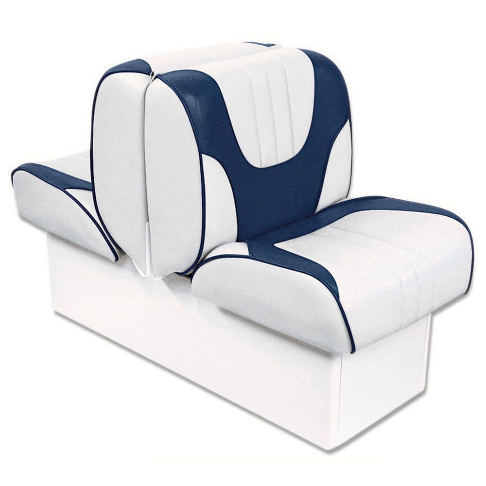 Overton's Deluxe Back-to-Back Lounge Boat Seat with 10