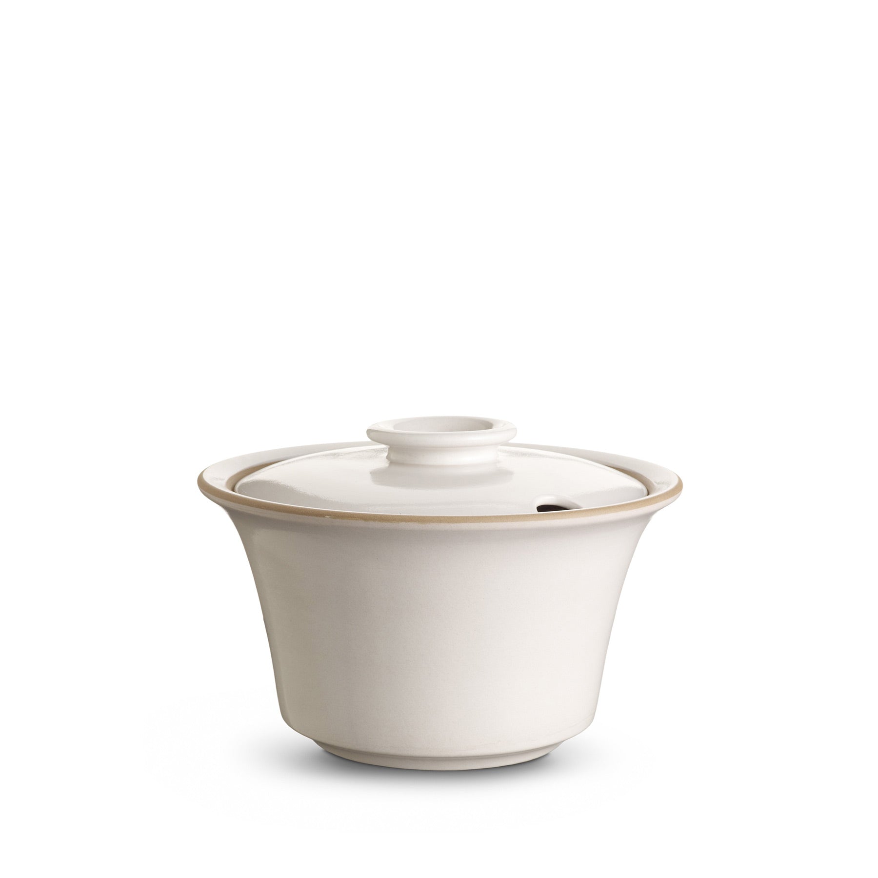 Premium White Opaque Soup Server with Ladle - Elegant Buffet Serving Bowl for Parties, Catering & Family Dinners